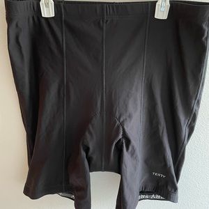 Terry Womens padded bike short black size 4x
